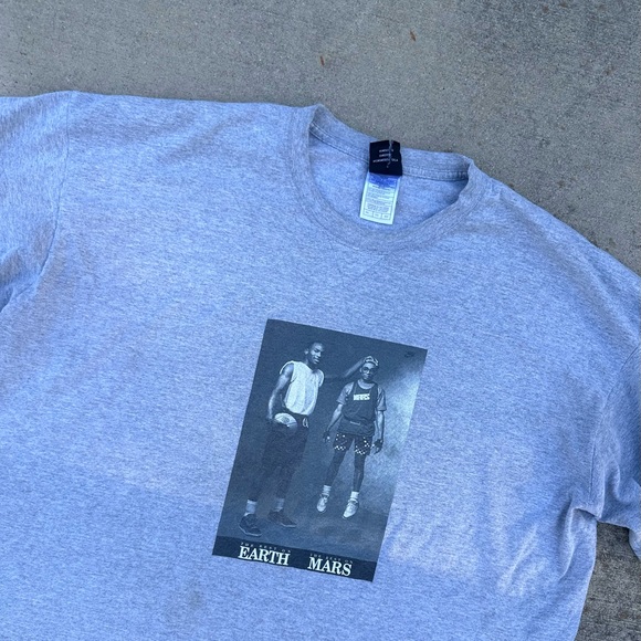 Vintage Jordan Tee Shirt XXL Spike Lee Earth Mars 90s Nike - Picture 2 of 8